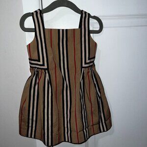 Burberry Children's Icon Stripe Dress Size 18M